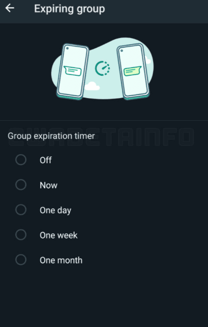 Whatsapp expiring group